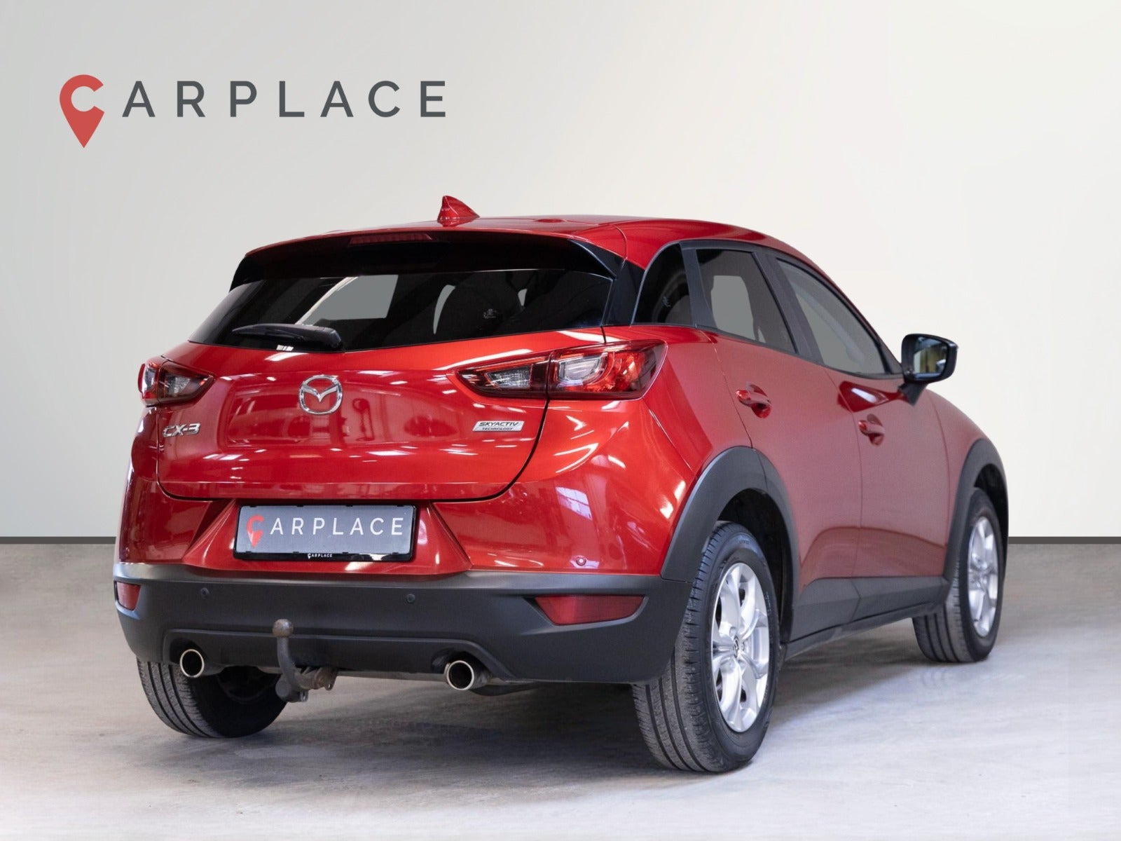 Rød Mazda CX-3 fra 2017