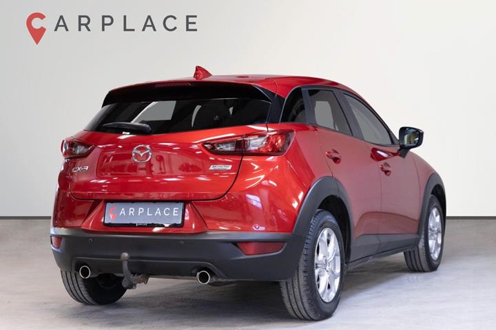 Rød Mazda CX-3 fra 2017