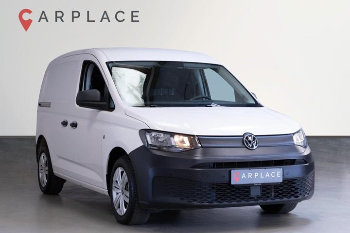 Hvid VW Caddy fra 2021