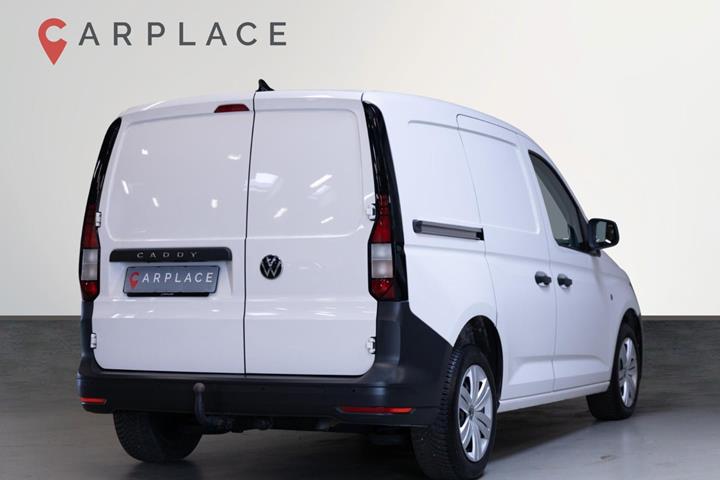 Hvid VW Caddy fra 2021