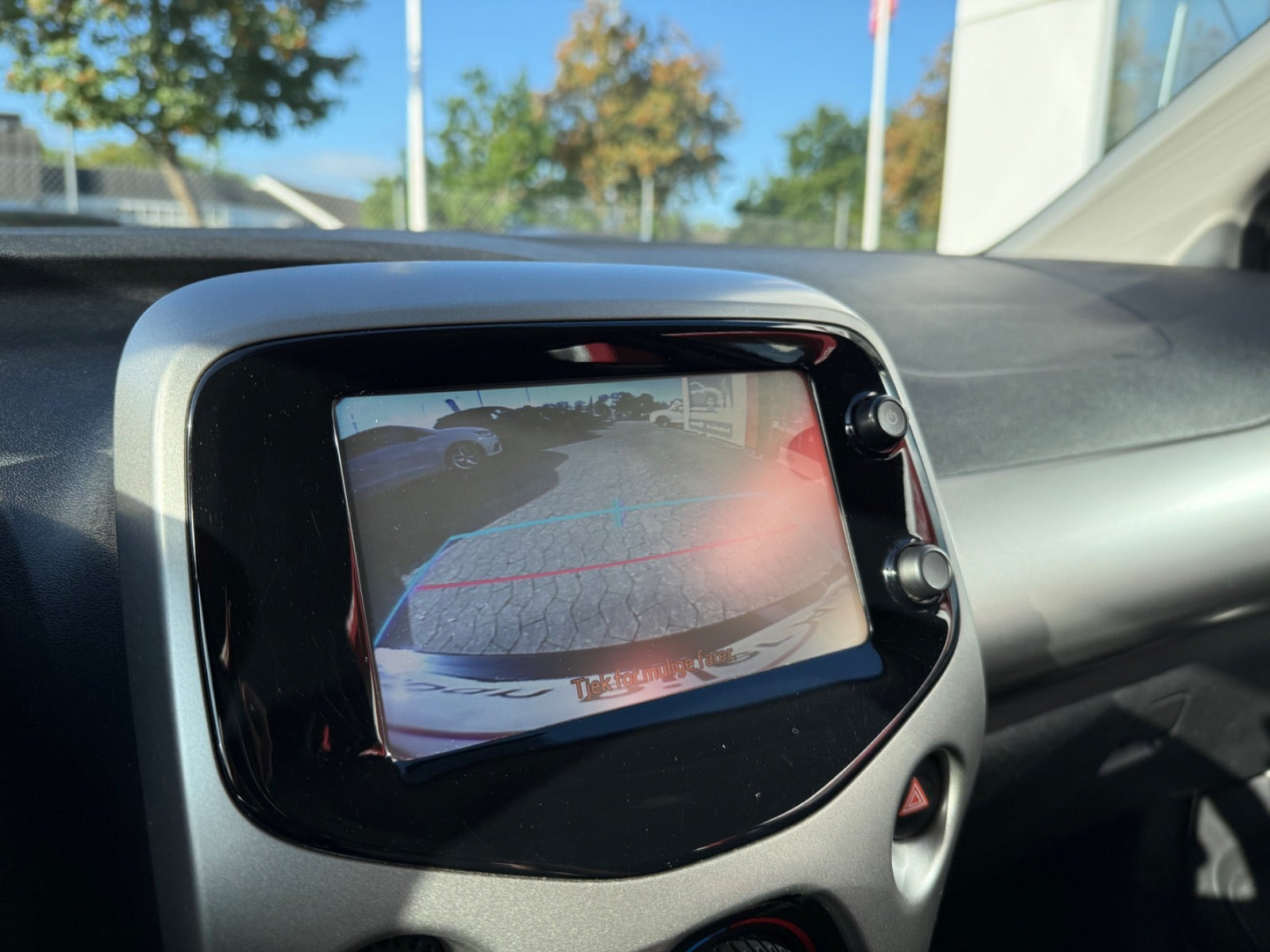 Hvid Toyota Aygo fra 2017