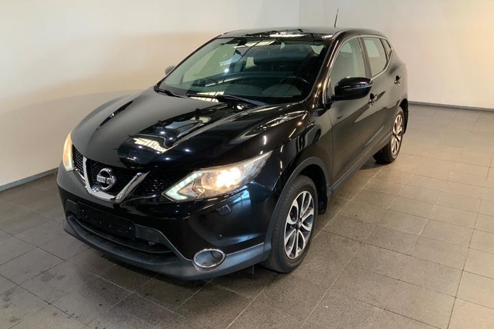 Sort Nissan Qashqai fra 2014 set udefra