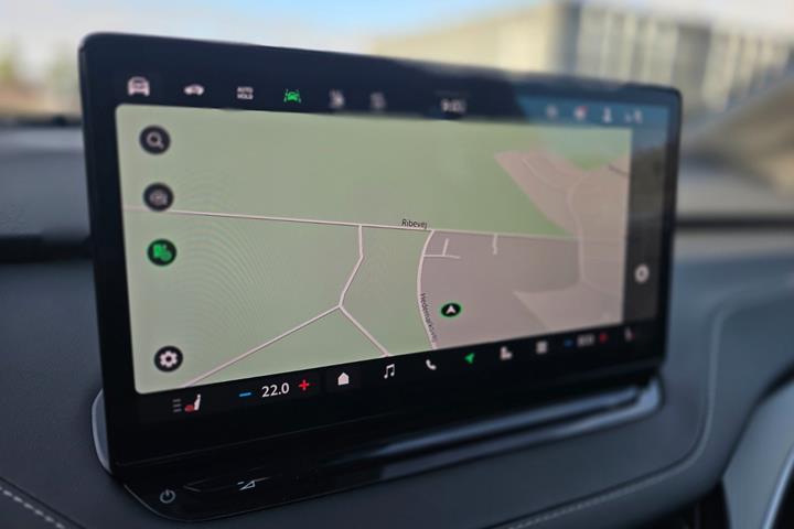 Blå Skoda Enyaq fra 2026