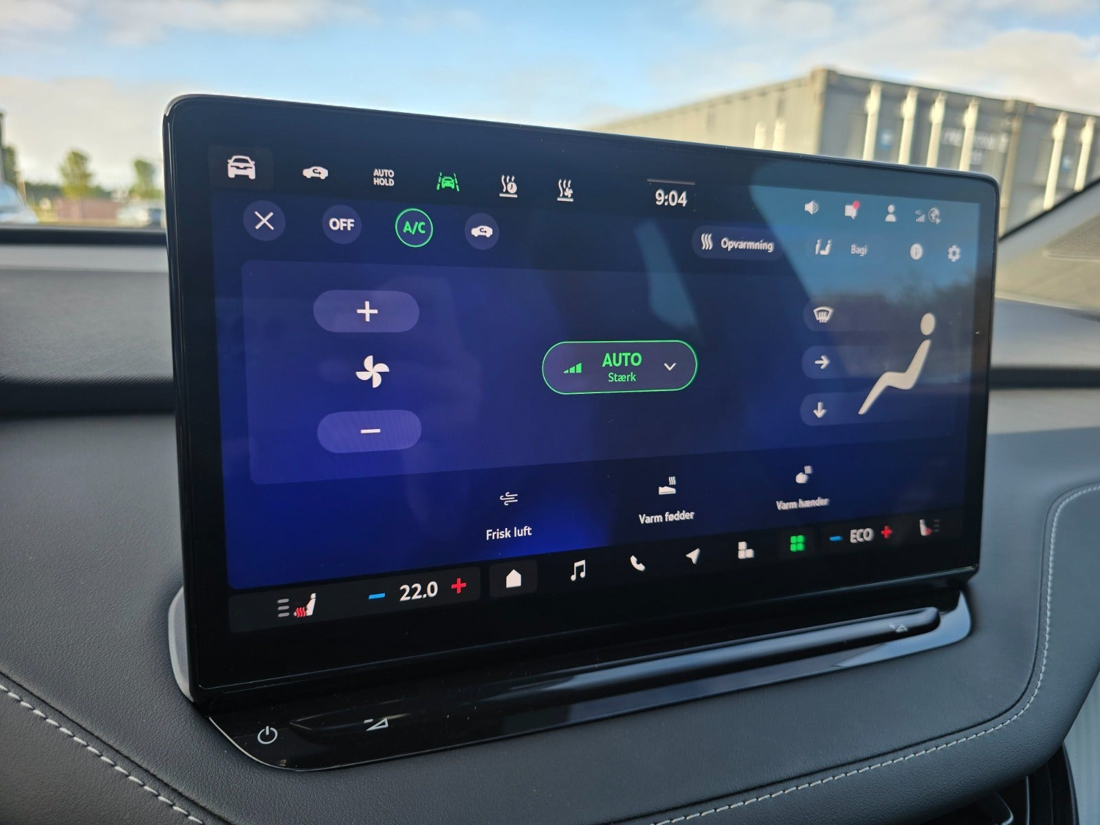Blå Skoda Enyaq fra 2026