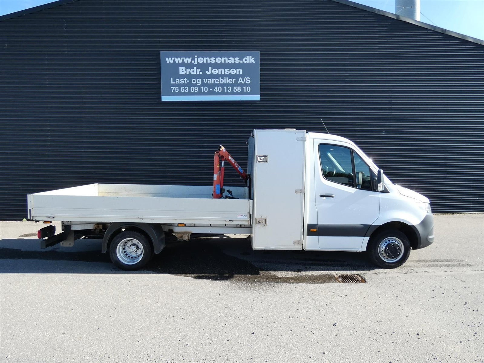 Hvid Mercedes Sprinter 516 fra 2020