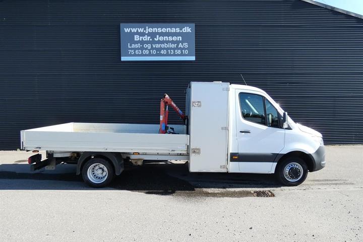Hvid Mercedes Sprinter 516 fra 2020