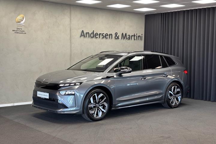Grå Skoda Enyaq fra 2026