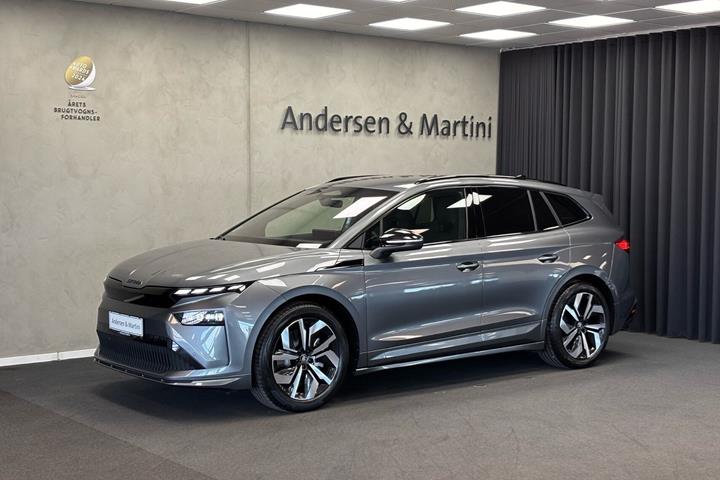 Grå Skoda Enyaq fra 2026