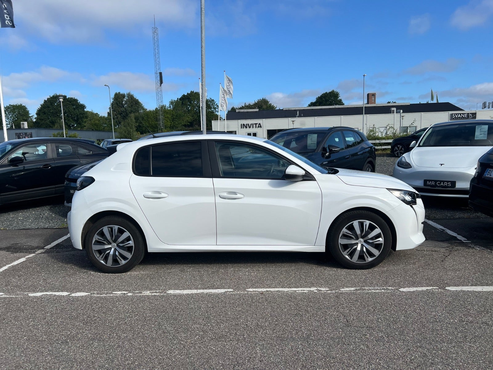 Grøn Peugeot 208 fra 2020