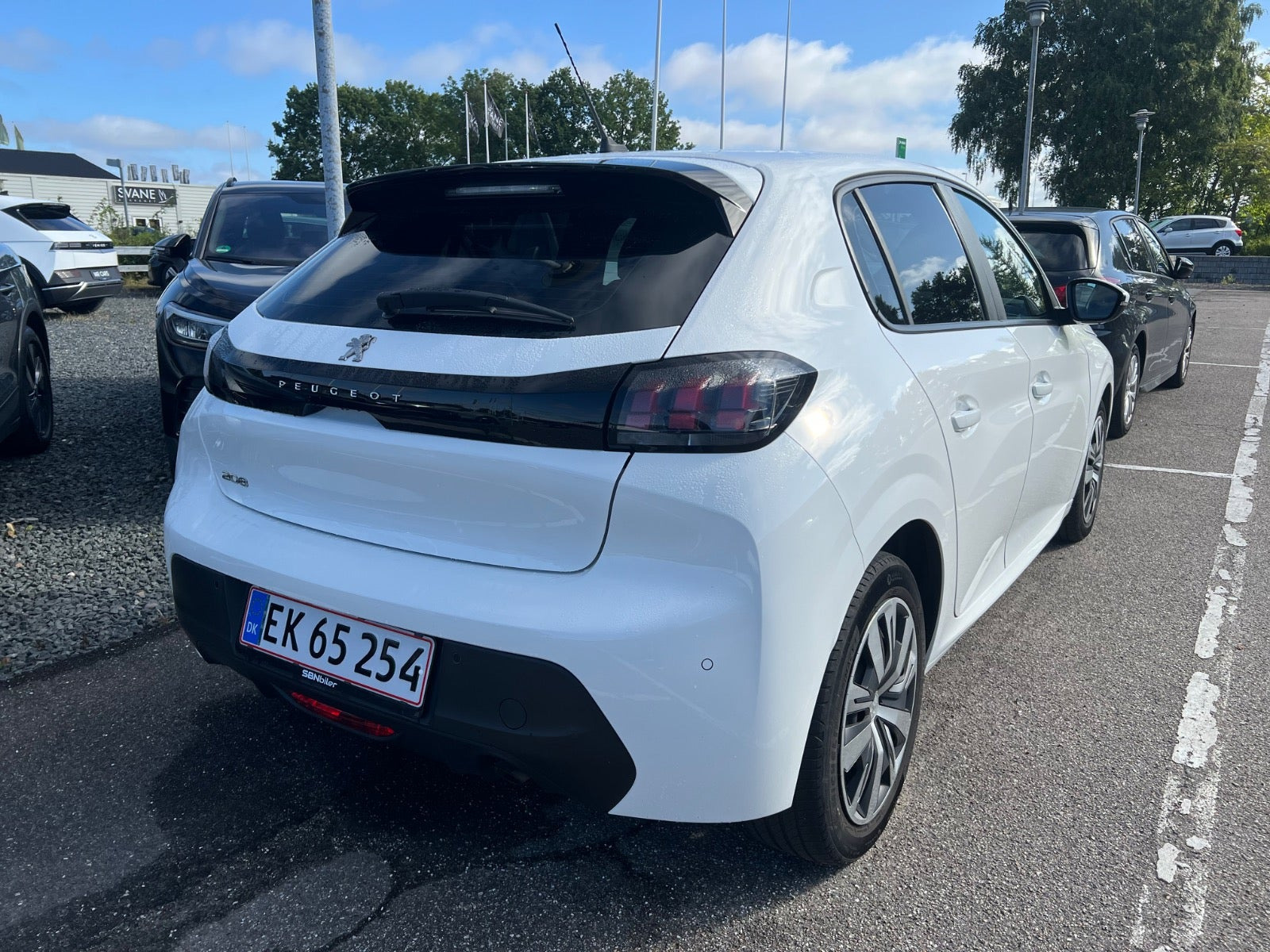Grøn Peugeot 208 fra 2020