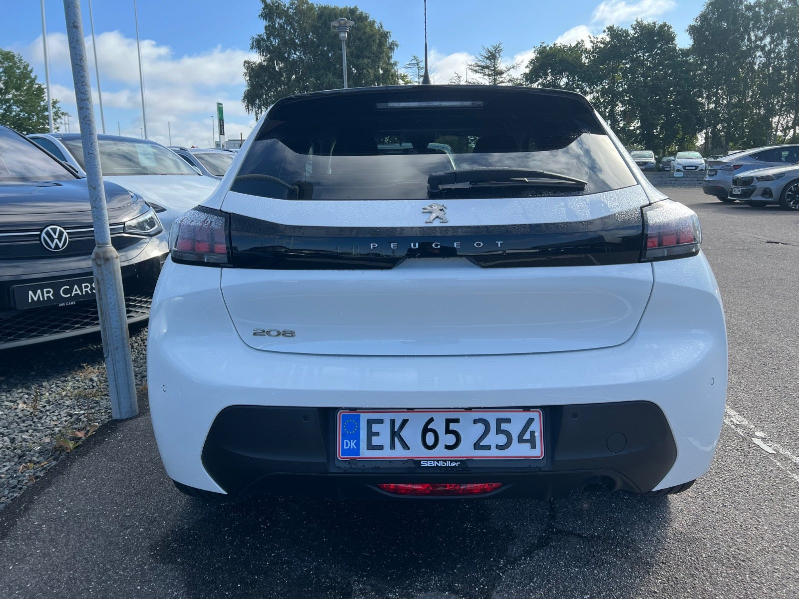 Grøn Peugeot 208 fra 2020