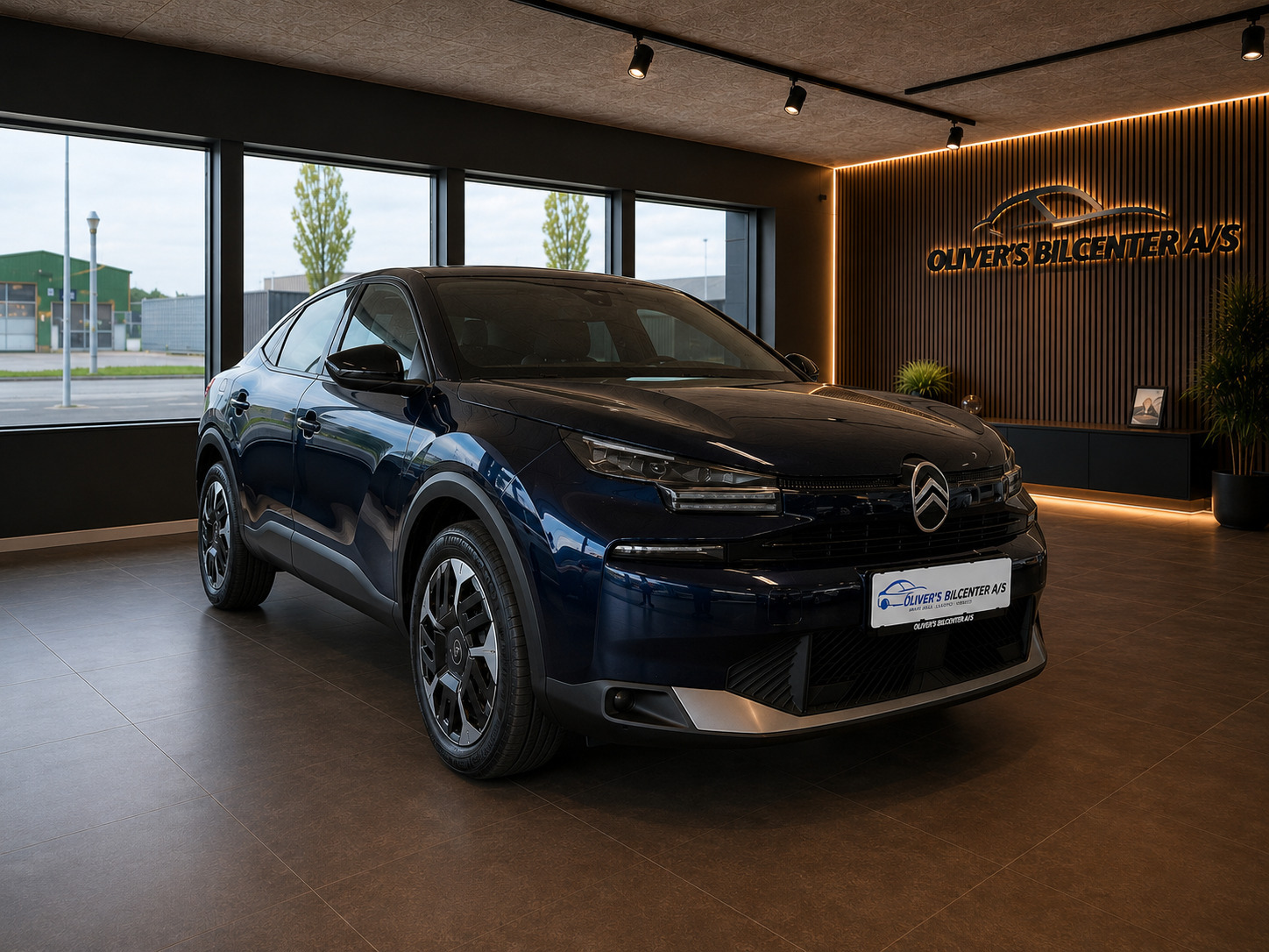 Blå Citroën ë-C4 X fra 2025