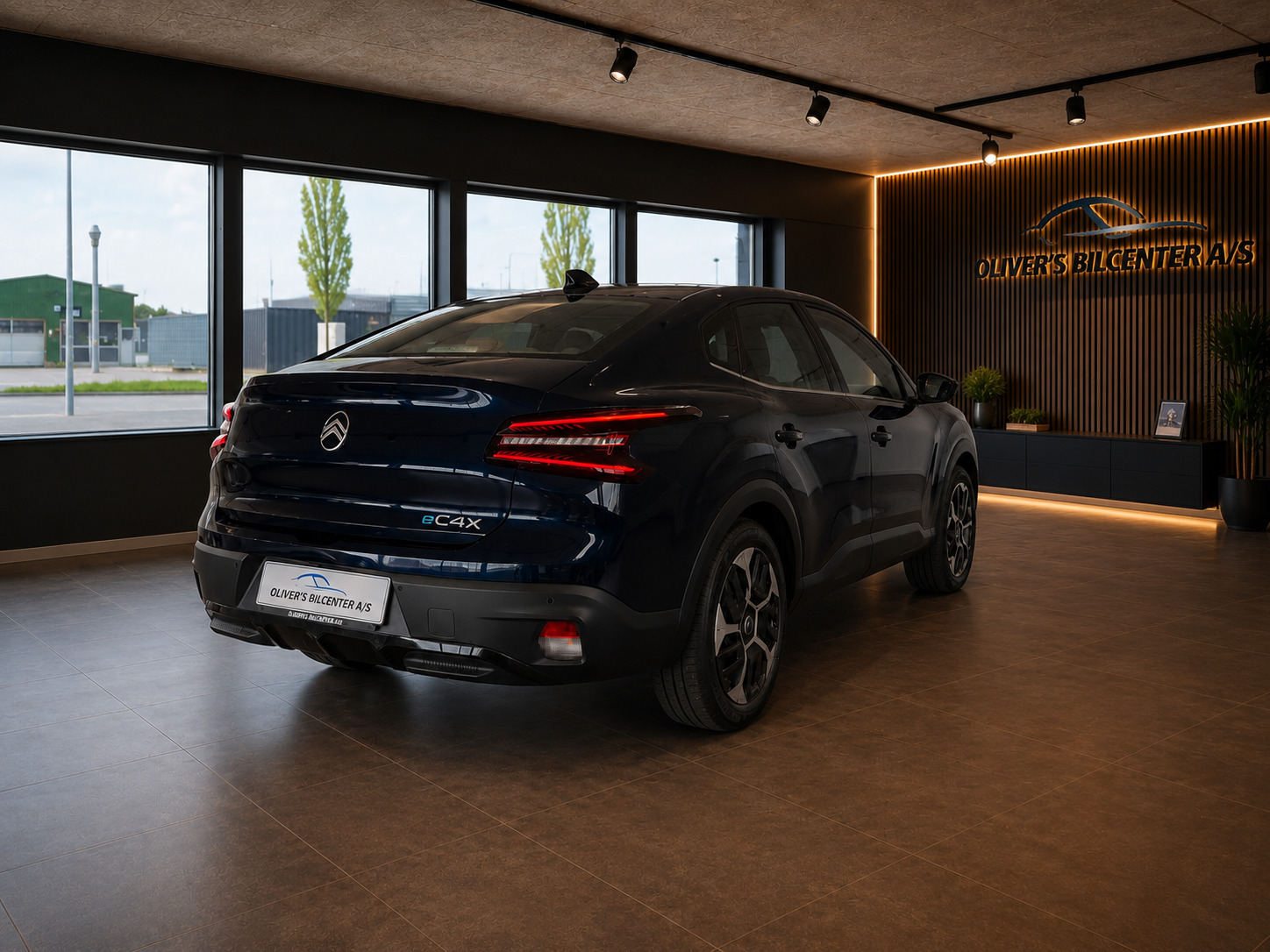 Blå Citroën ë-C4 X fra 2025