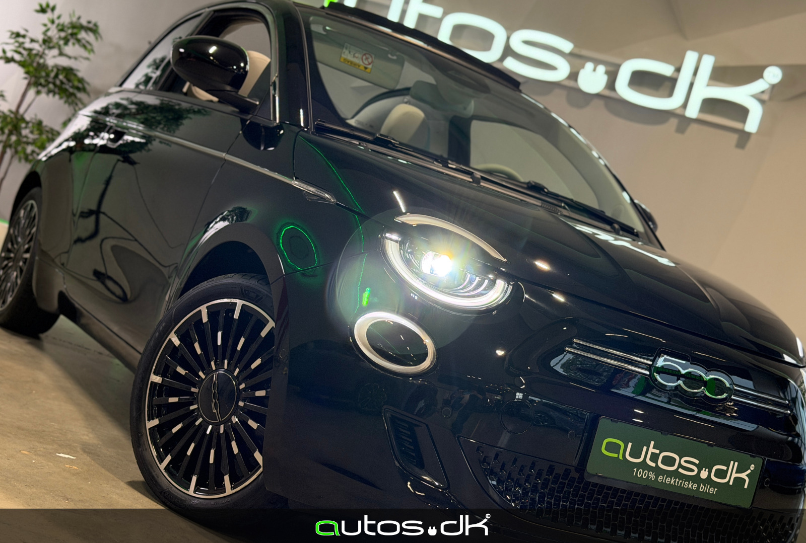 Sort Fiat 500e fra 2023