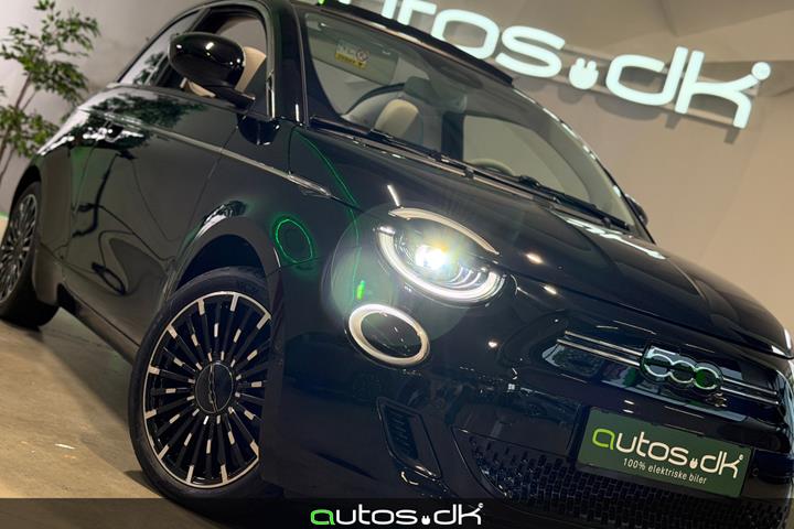 Sort Fiat 500e fra 2023