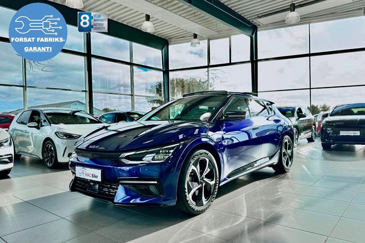 Blå Kia EV6 fra 2024