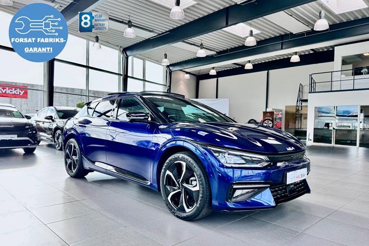 Blå Kia EV6 fra 2024