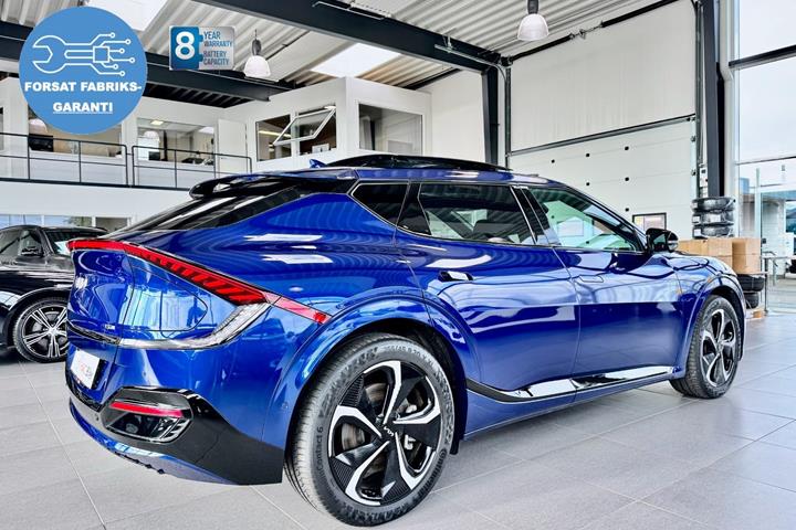 Blå Kia EV6 fra 2024