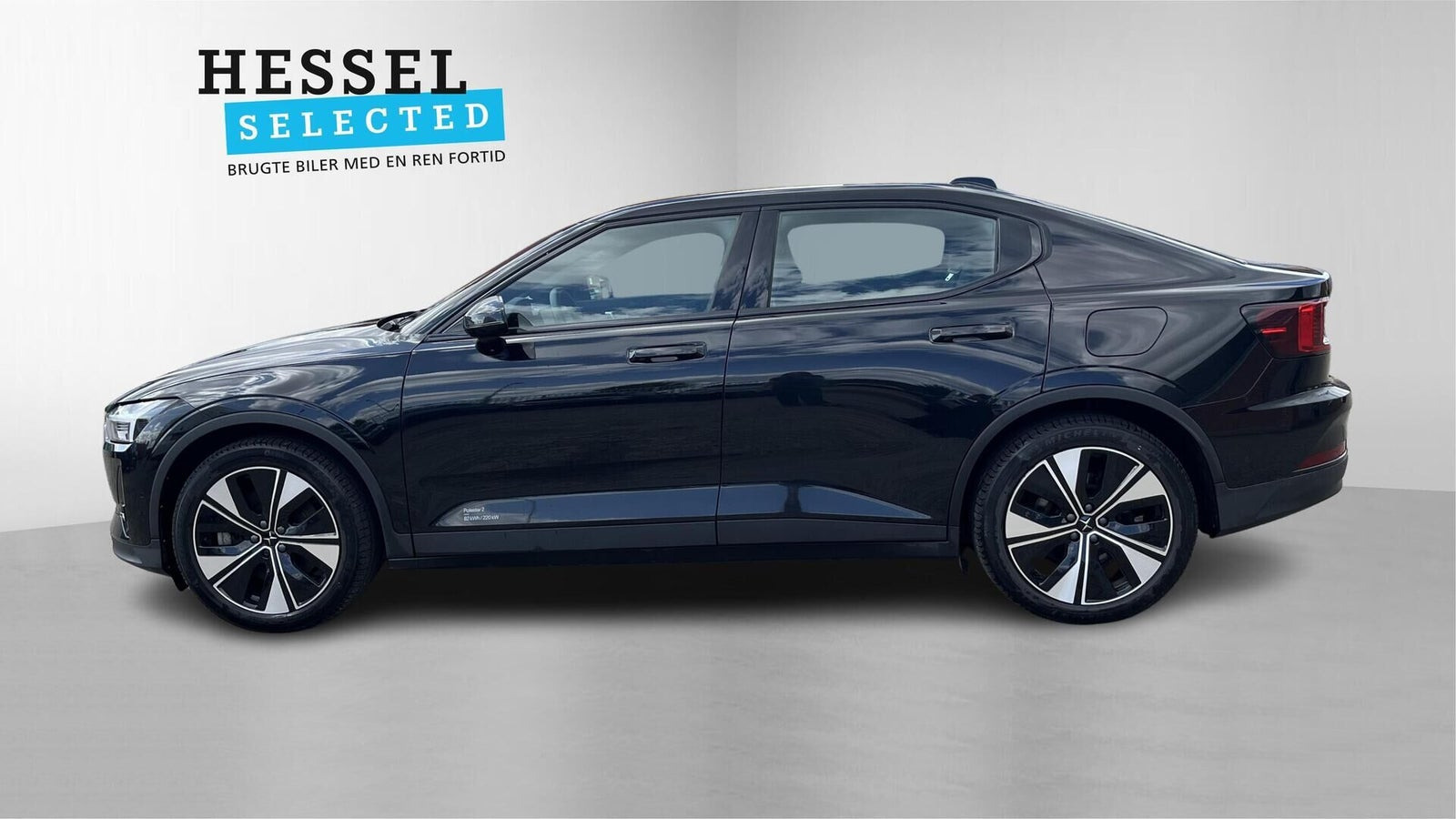 Sort Polestar 2 fra 2024