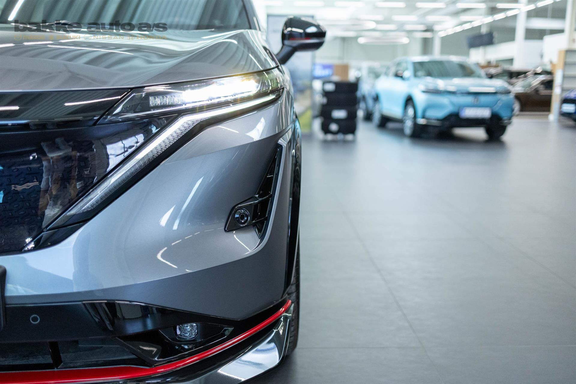 Grå Nissan Ariya fra 2026