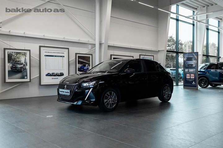 Sort Peugeot 208 fra 2021