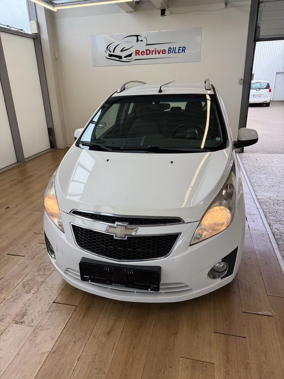 Hvid Chevrolet Spark fra 2011