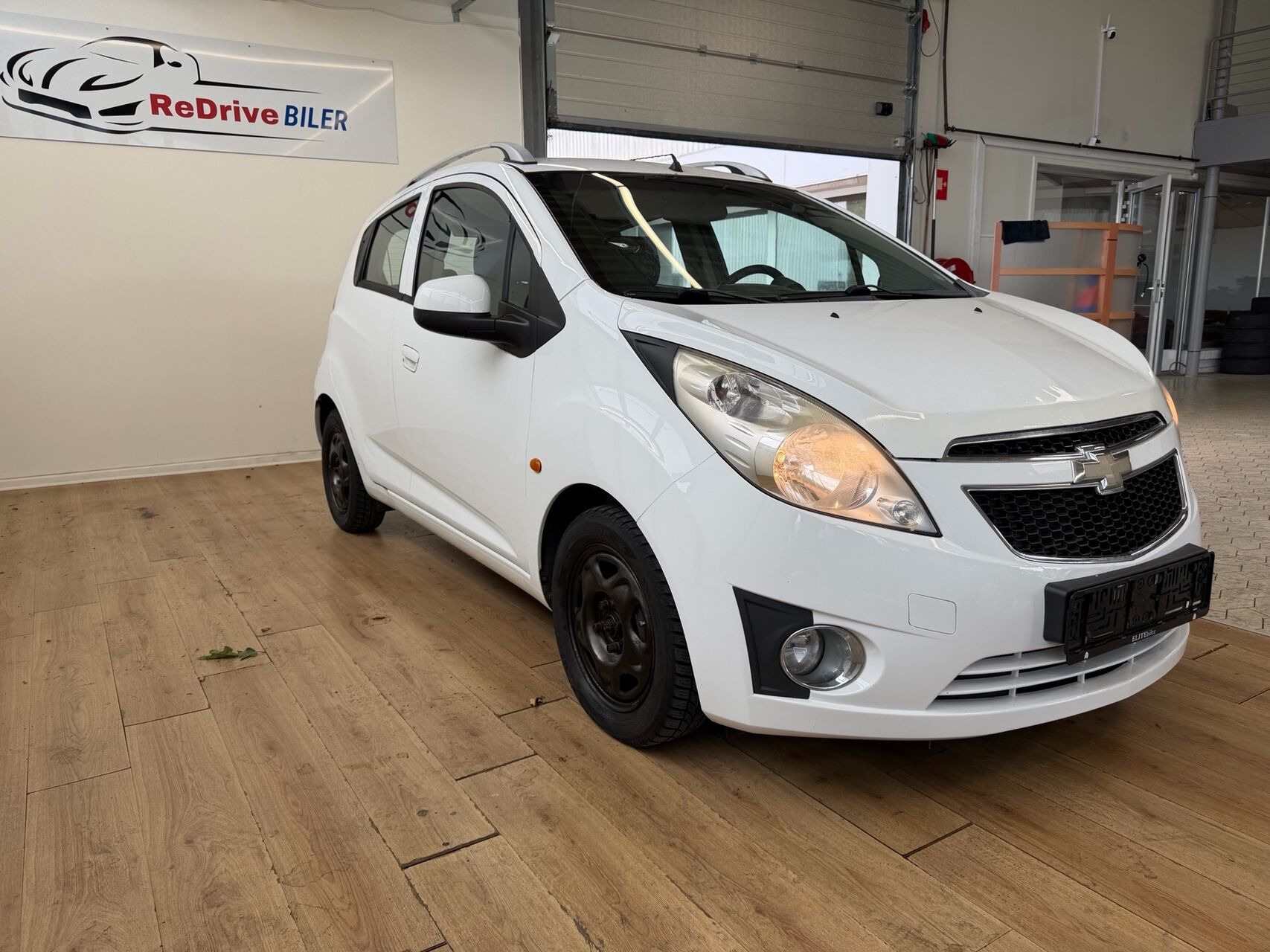 Hvid Chevrolet Spark fra 2011