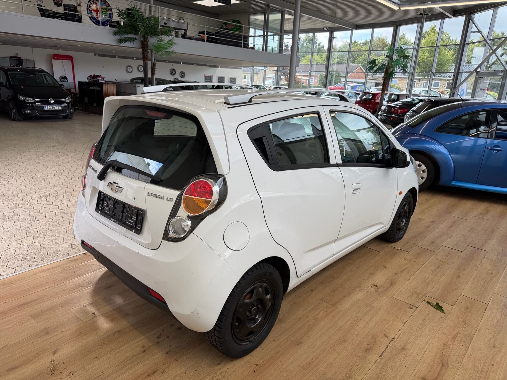 Hvid Chevrolet Spark fra 2011