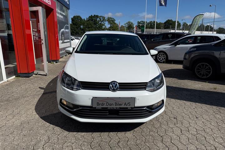 Hvid VW Polo fra 2015
