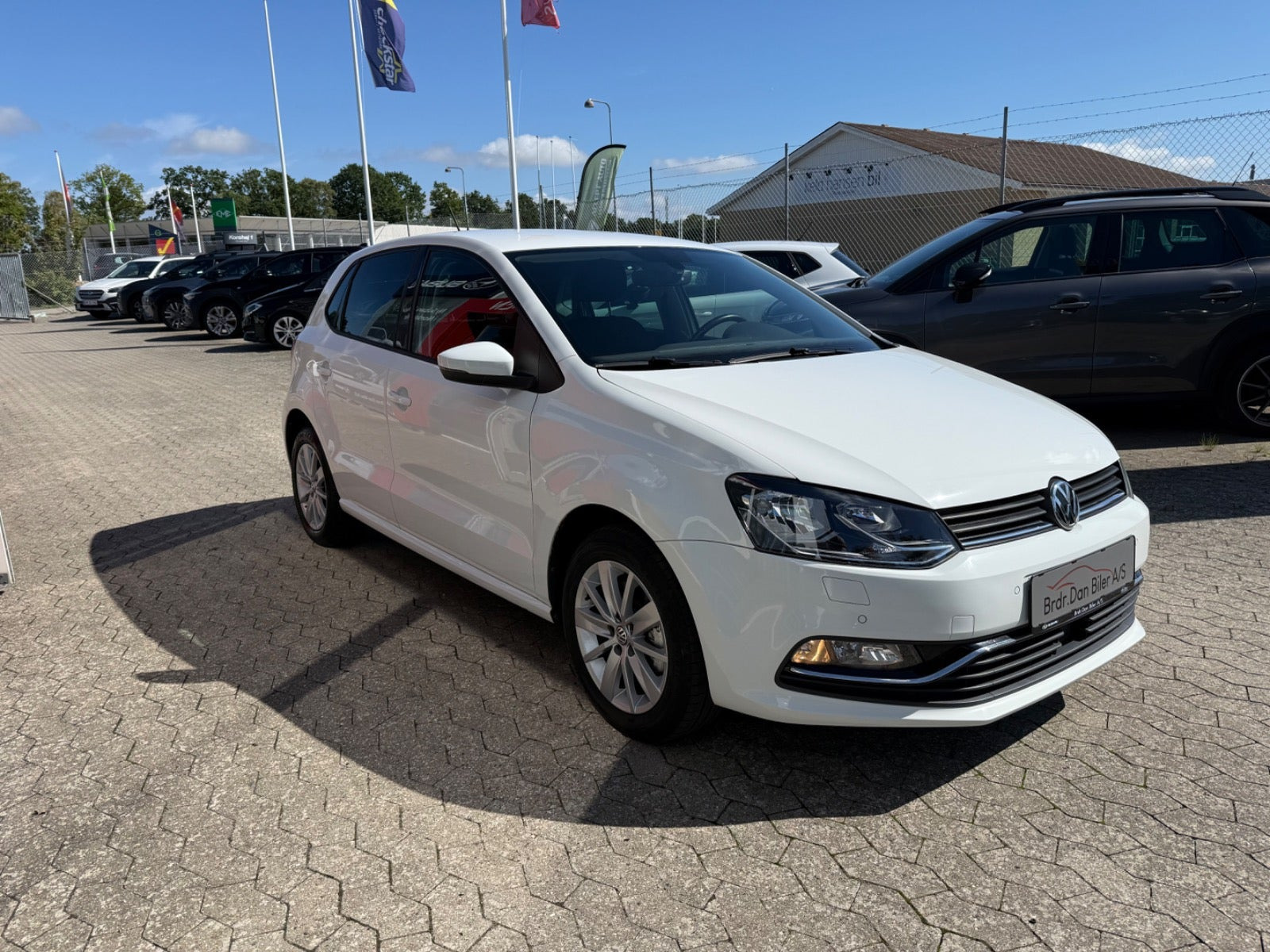 Hvid VW Polo fra 2015