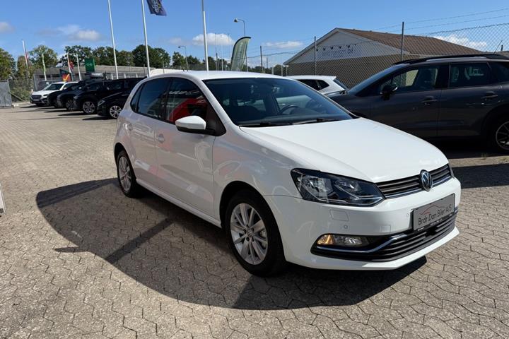 Hvid VW Polo fra 2015