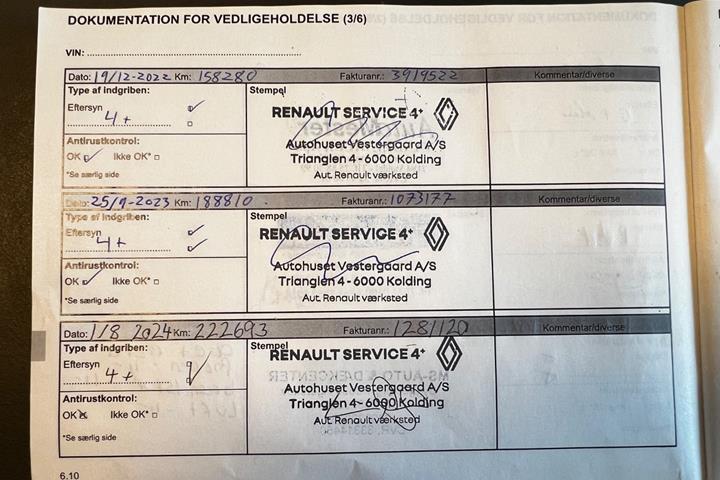 Grå Renault Kadjar fra 2015