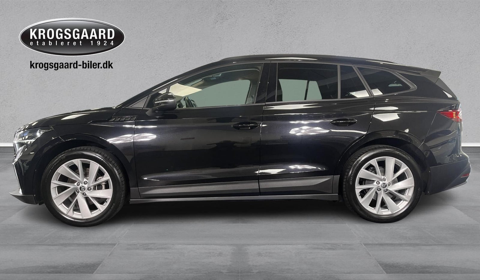 Sort Skoda Enyaq fra 2023