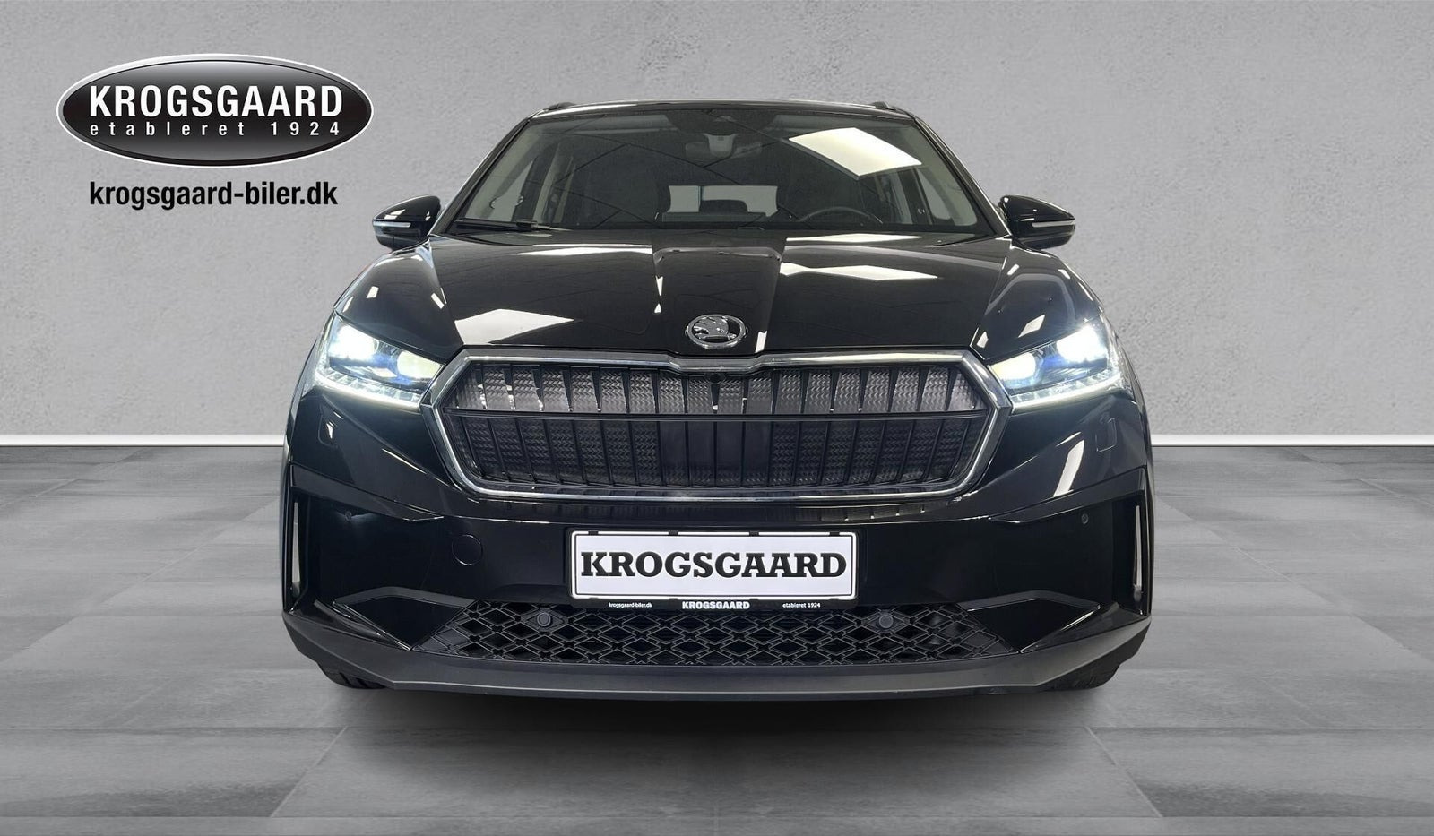 Sort Skoda Enyaq fra 2023