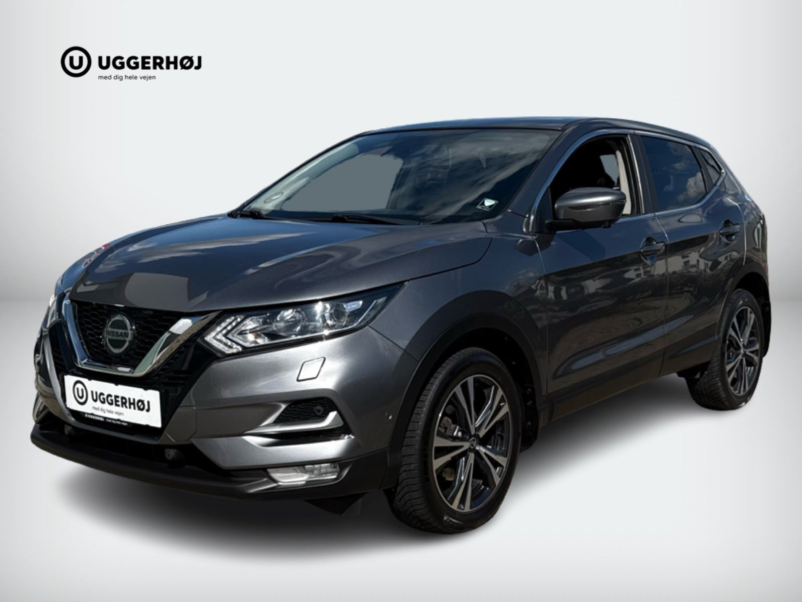 Grå Nissan Qashqai fra 2019