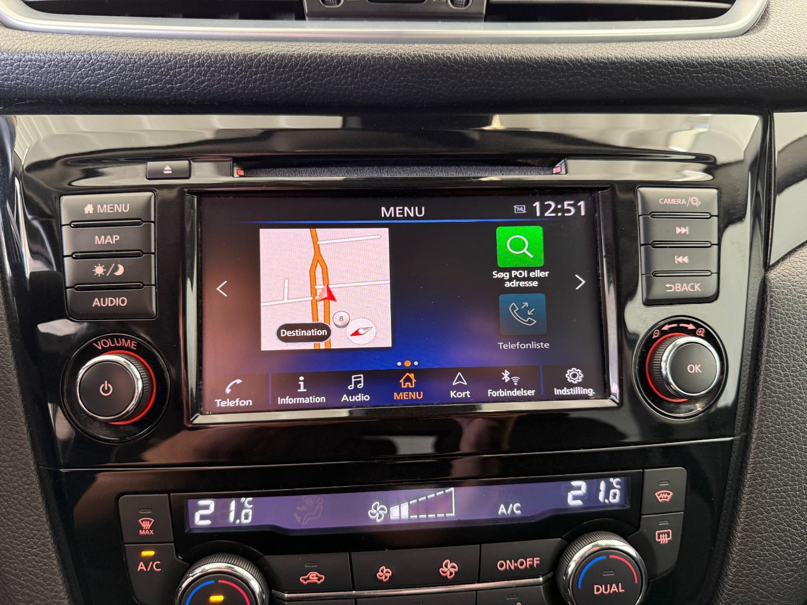 Grå Nissan Qashqai fra 2019