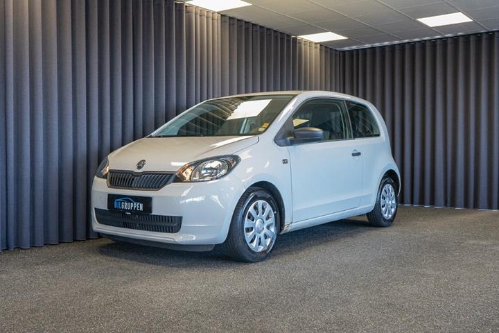 Hvid Skoda Citigo fra 2013