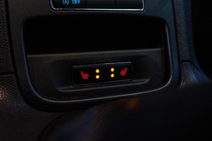 Rød Ford Fiesta fra 2017