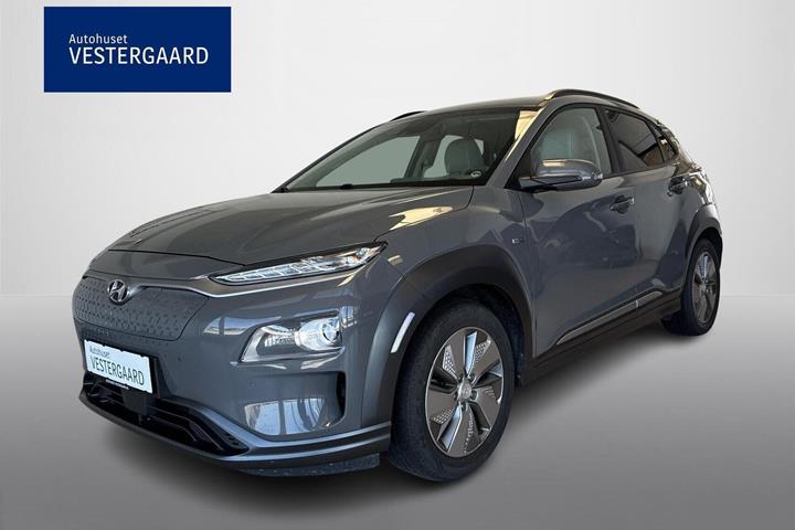 Grå Hyundai Kona fra 2021