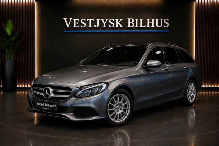Grå Mercedes C220 d fra 2017