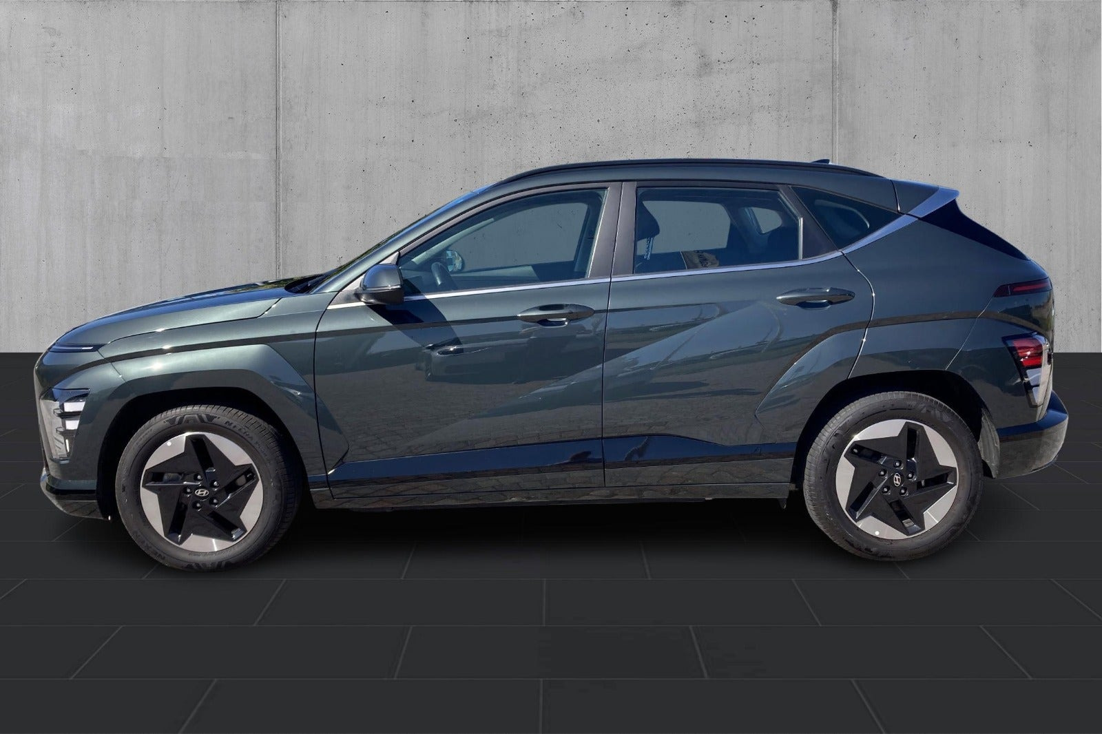 Grøn Hyundai Kona fra 2025