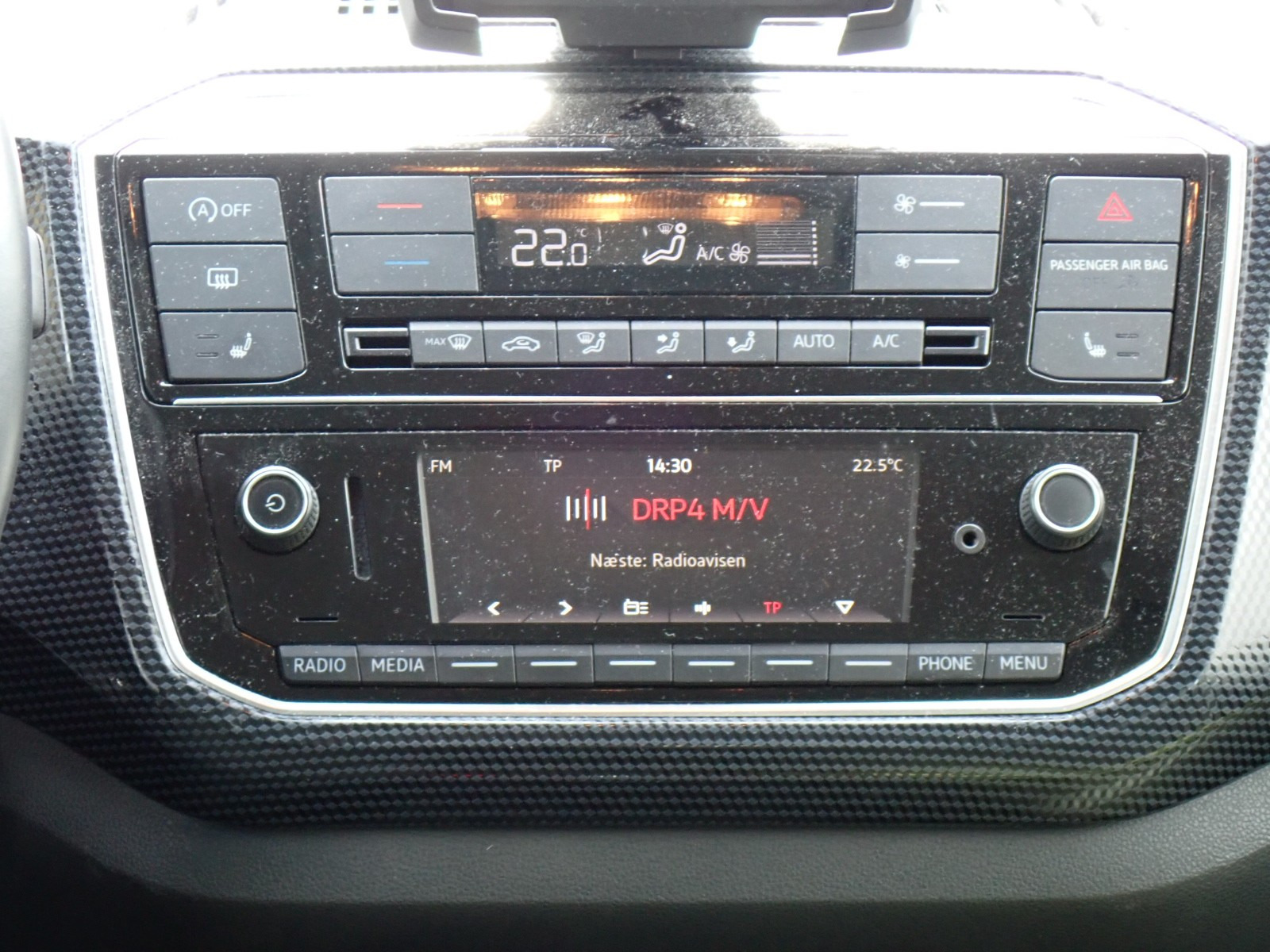 Grå VW UP! fra 2019