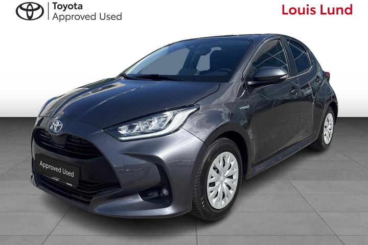 Grå Toyota Yaris fra 2020