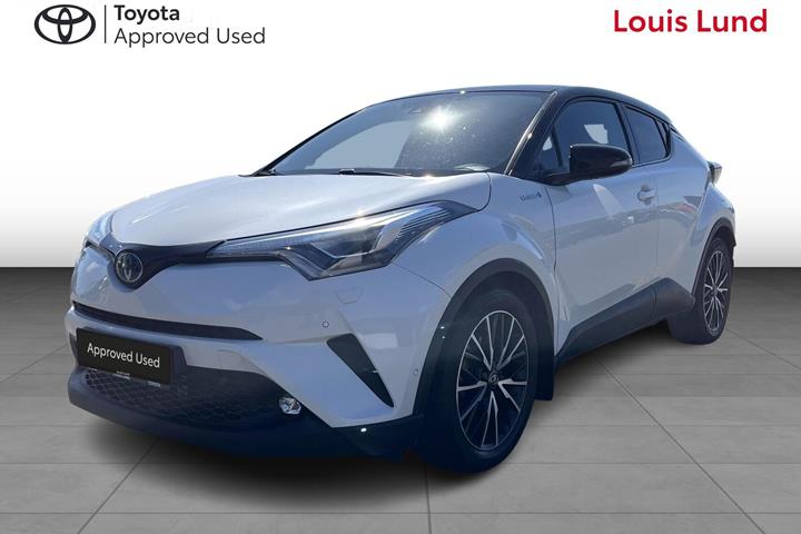Hvid Toyota C-HR fra 2018