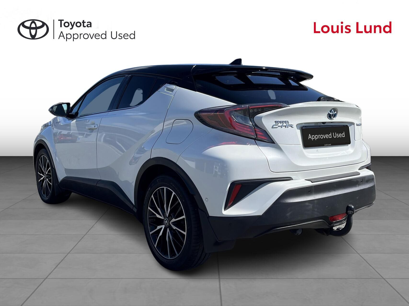 Hvid Toyota C-HR fra 2018