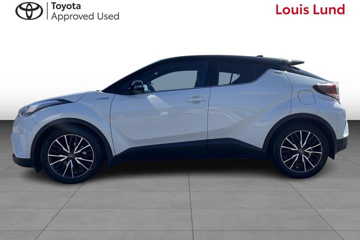 Hvid Toyota C-HR fra 2018