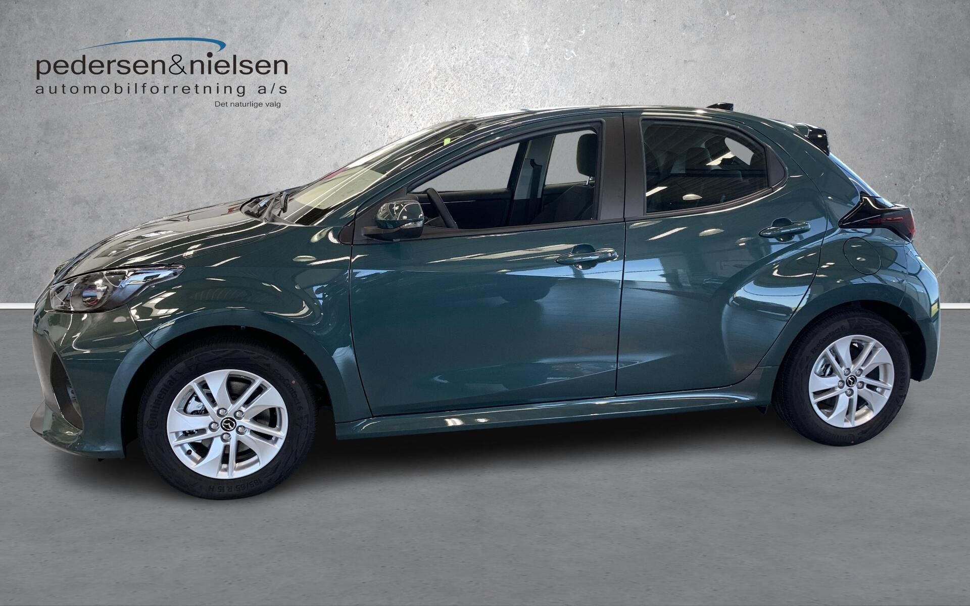 Grøn Mazda 2 fra 2026