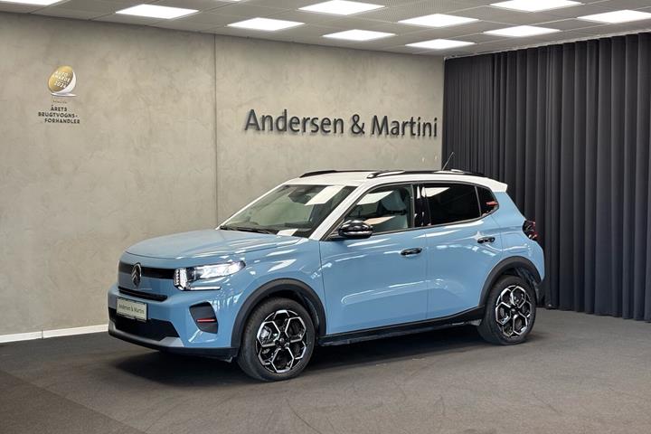 Blå Citroën ë-C3 fra 2025