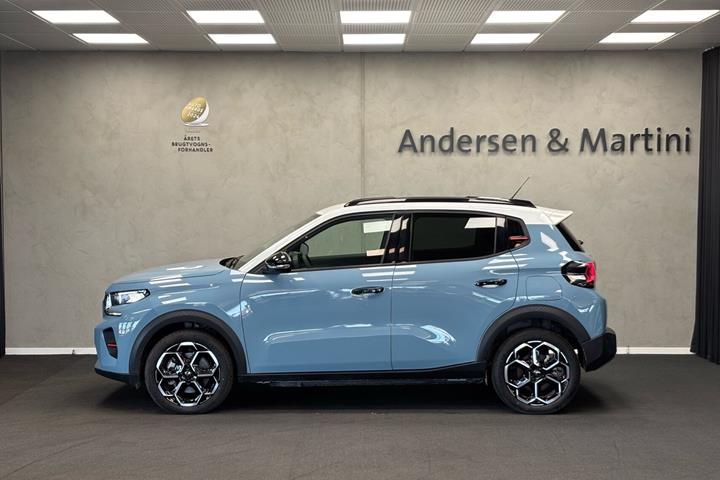 Blå Citroën ë-C3 fra 2025