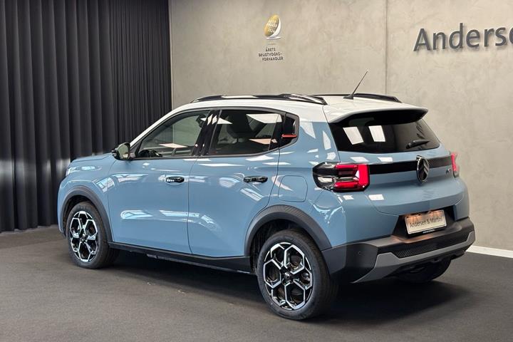 Blå Citroën ë-C3 fra 2025